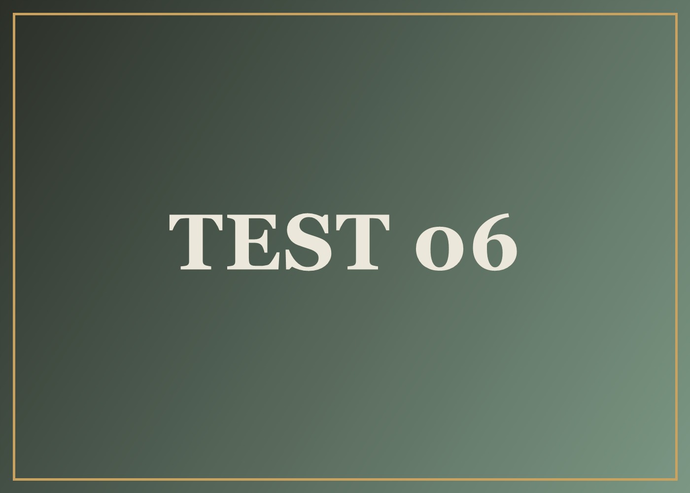 Test 06 - illustration de test